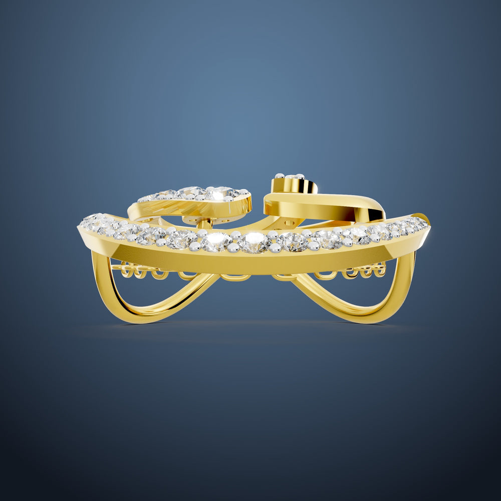 Eternal Swirl Diamond Pendant