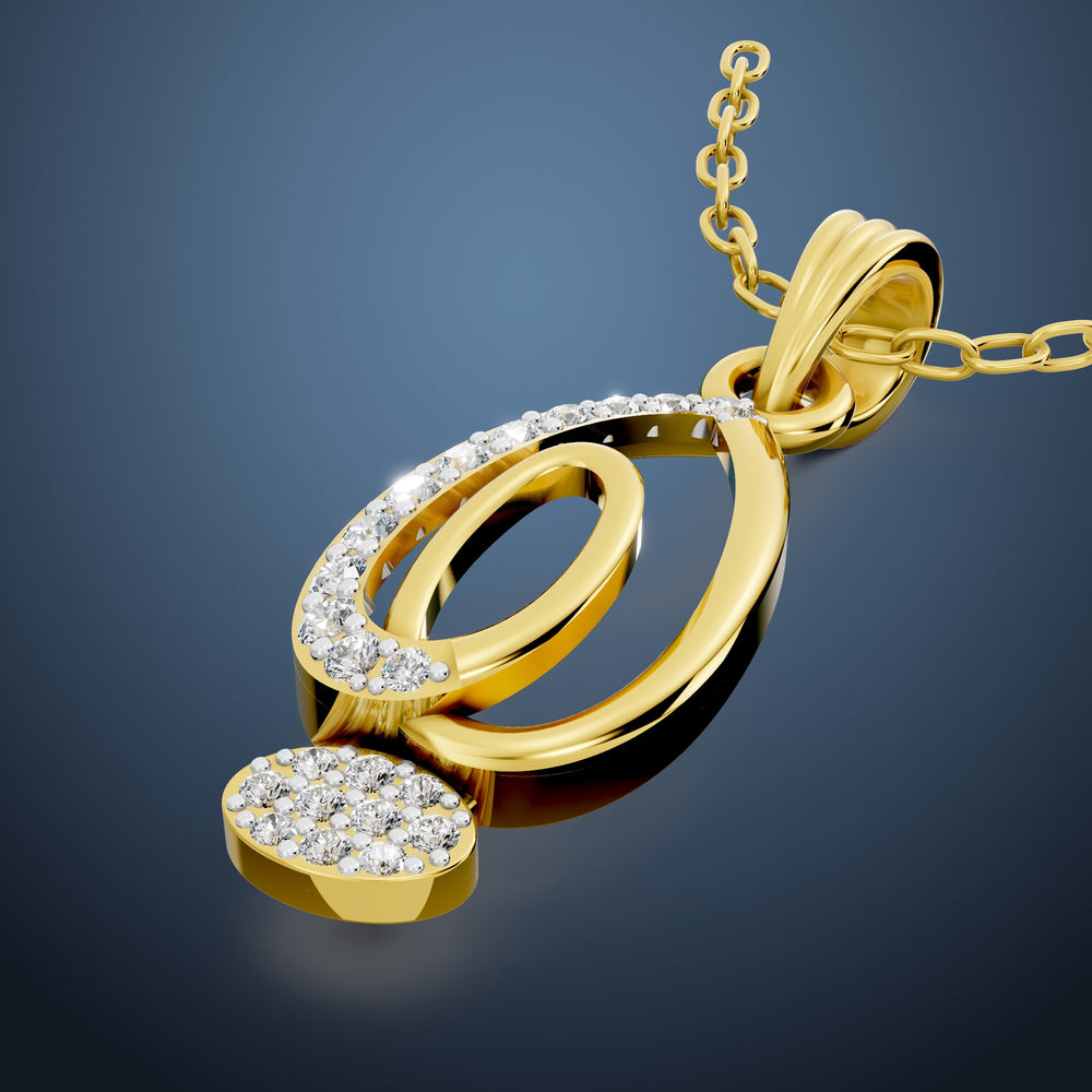 Eternal Loop Diamond Pendant
