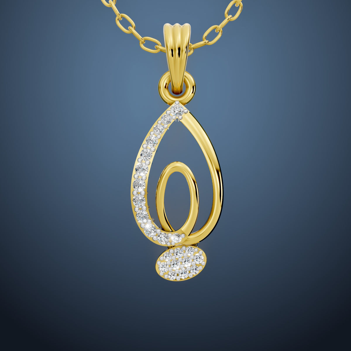 Eternal Loop Diamond Pendant