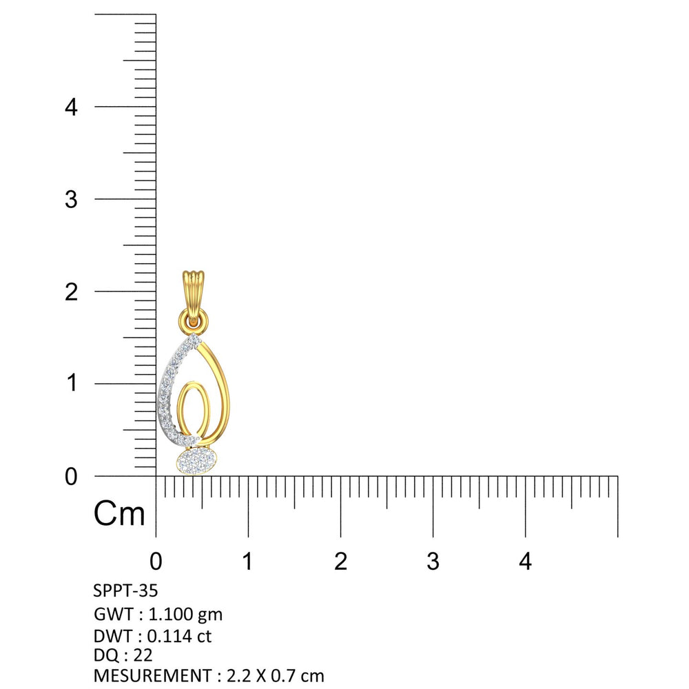 Eternal Loop Diamond Pendant
