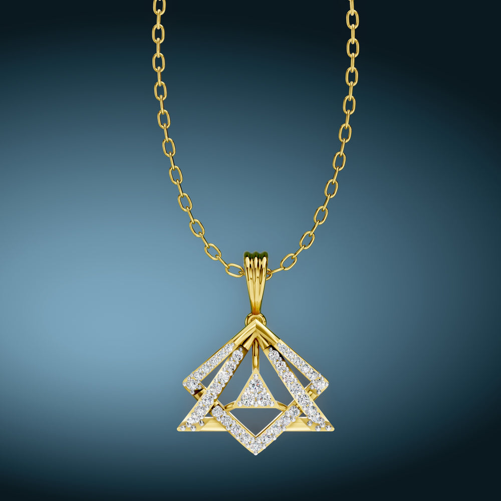 Infinity Prism Diamond Pendant