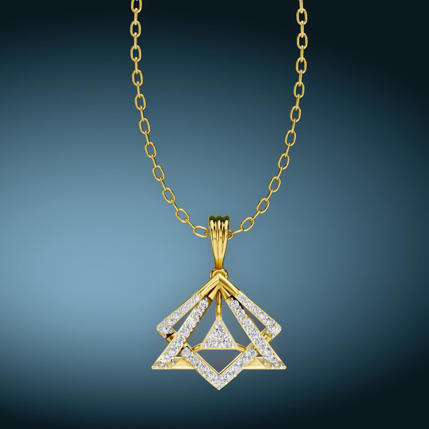 Infinity Prism Diamond Pendant