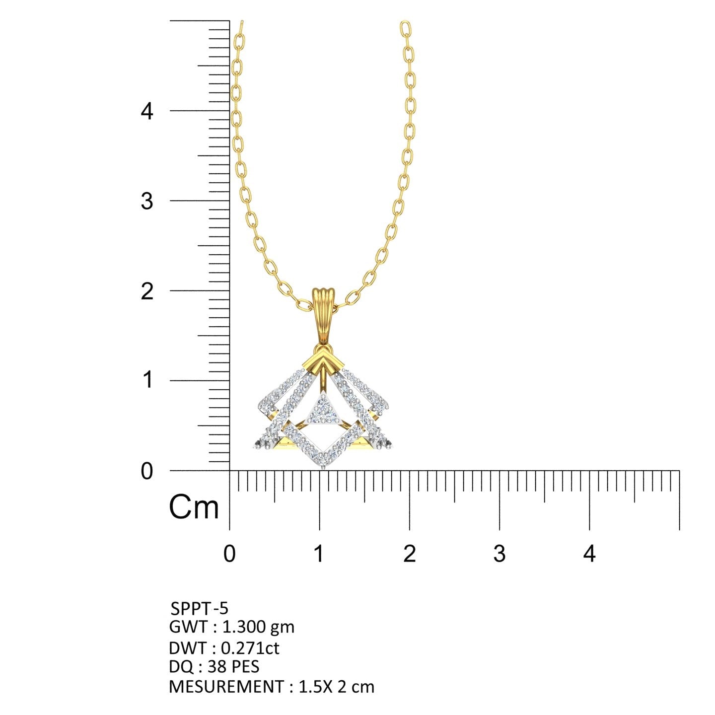 Infinity Prism Diamond Pendant
