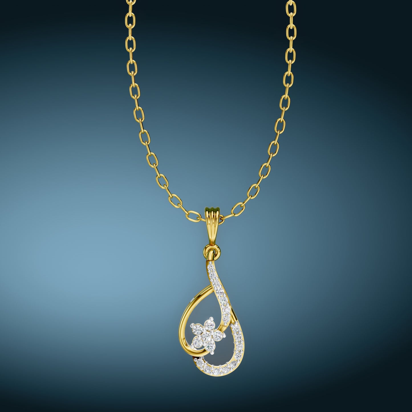 Eternal Blossom Diamond Pendant