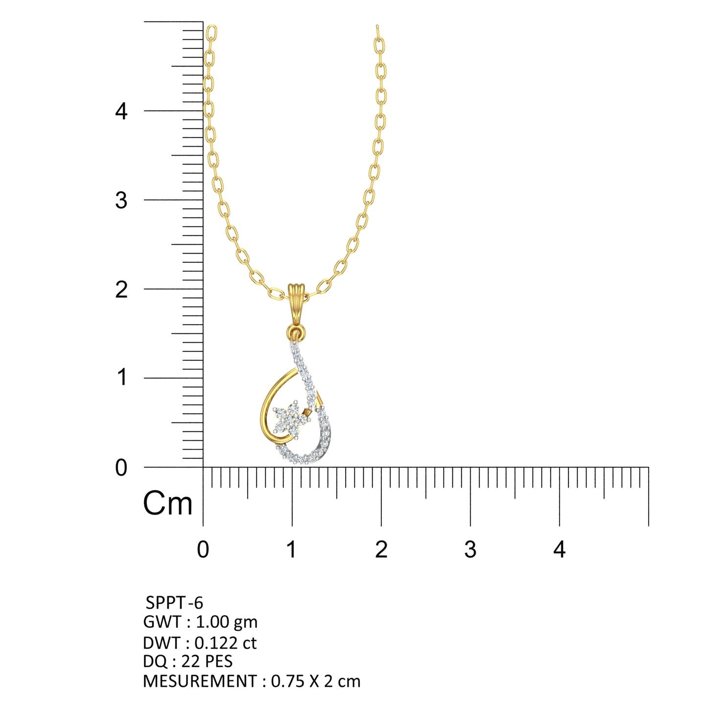Eternal Blossom Diamond Pendant