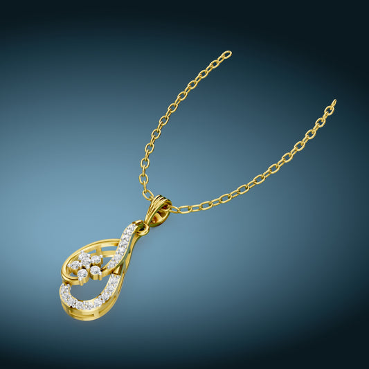 Eternal Blossom Diamond Pendant