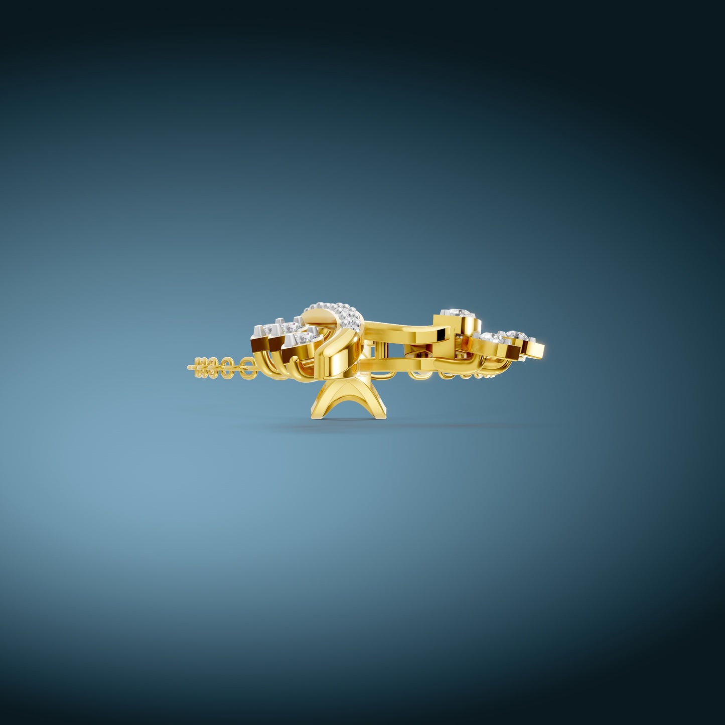 Blooming Vine Diamond Pendant