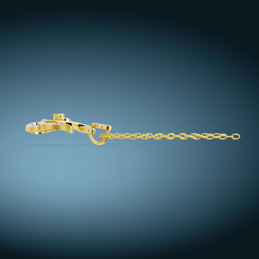 Twilight Vine Diamond Pendant