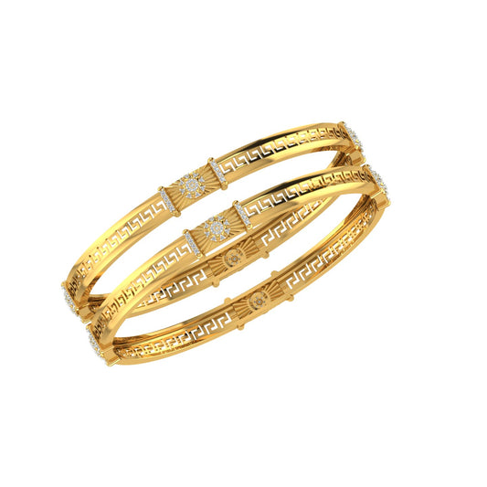 Sunburst Grace Diamond Bangle