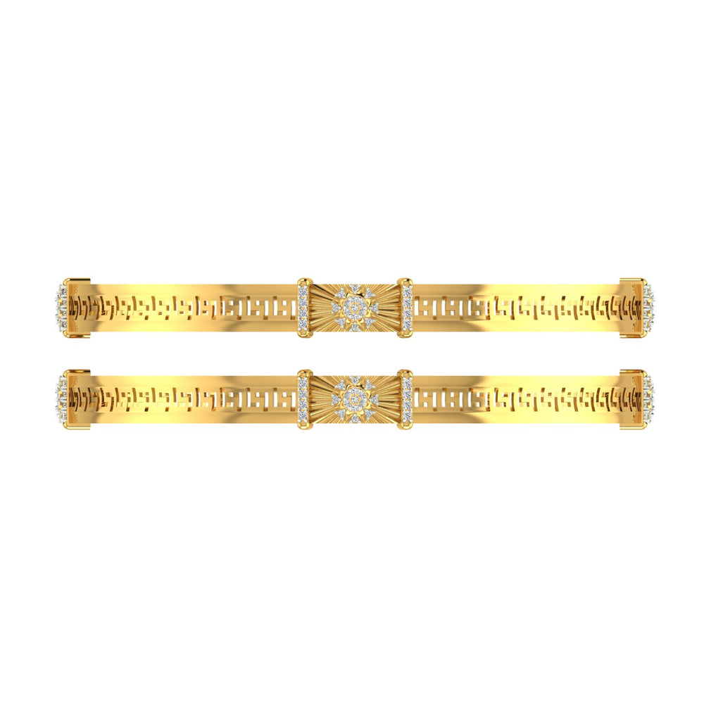 Sunburst Grace Diamond Bangle