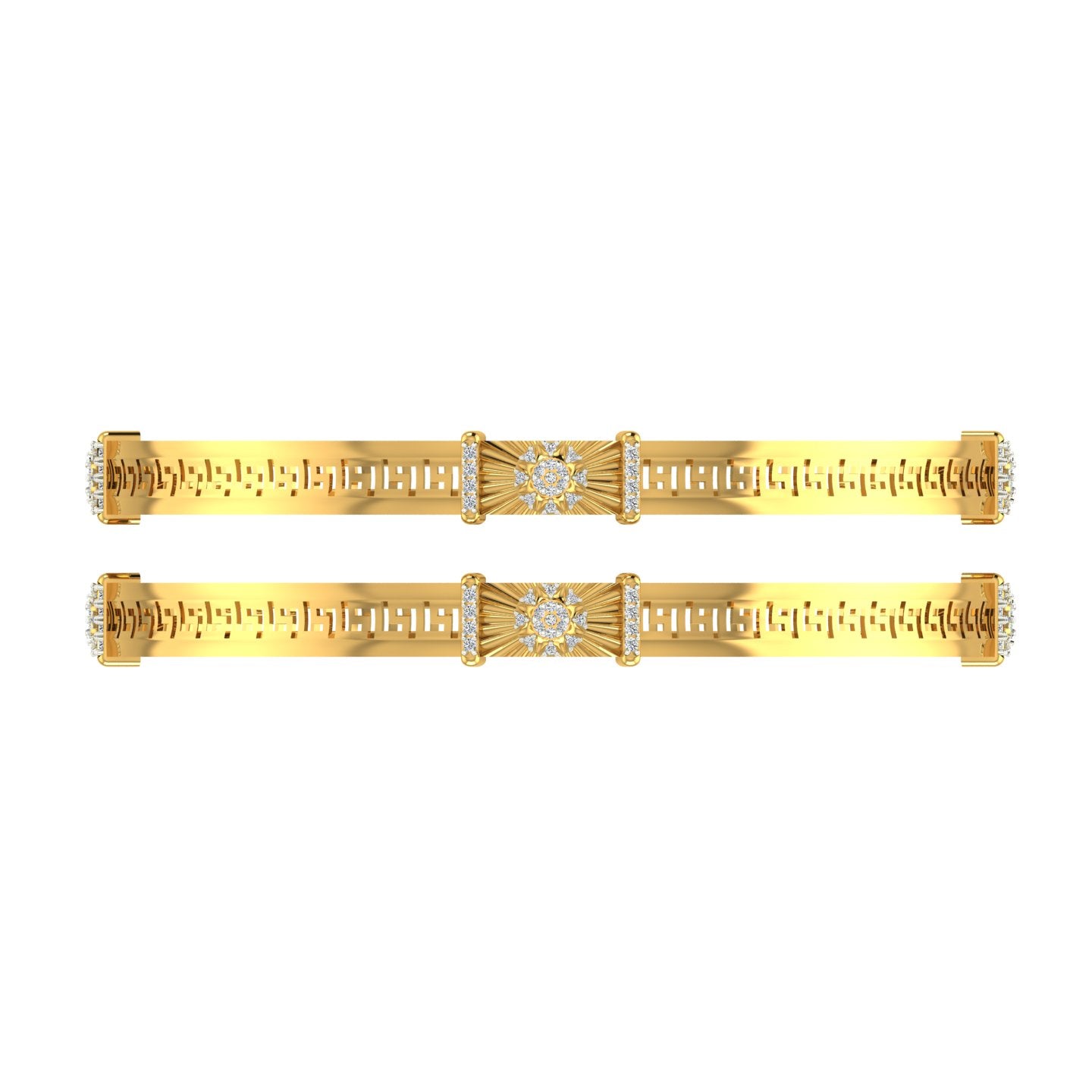 Sunburst Grace Diamond Bangle