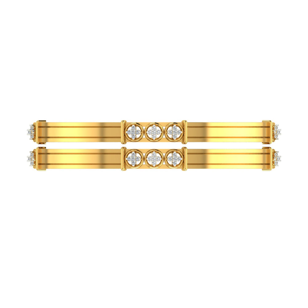 Royal Jharokha Diamond Mangalsutra Bracelet