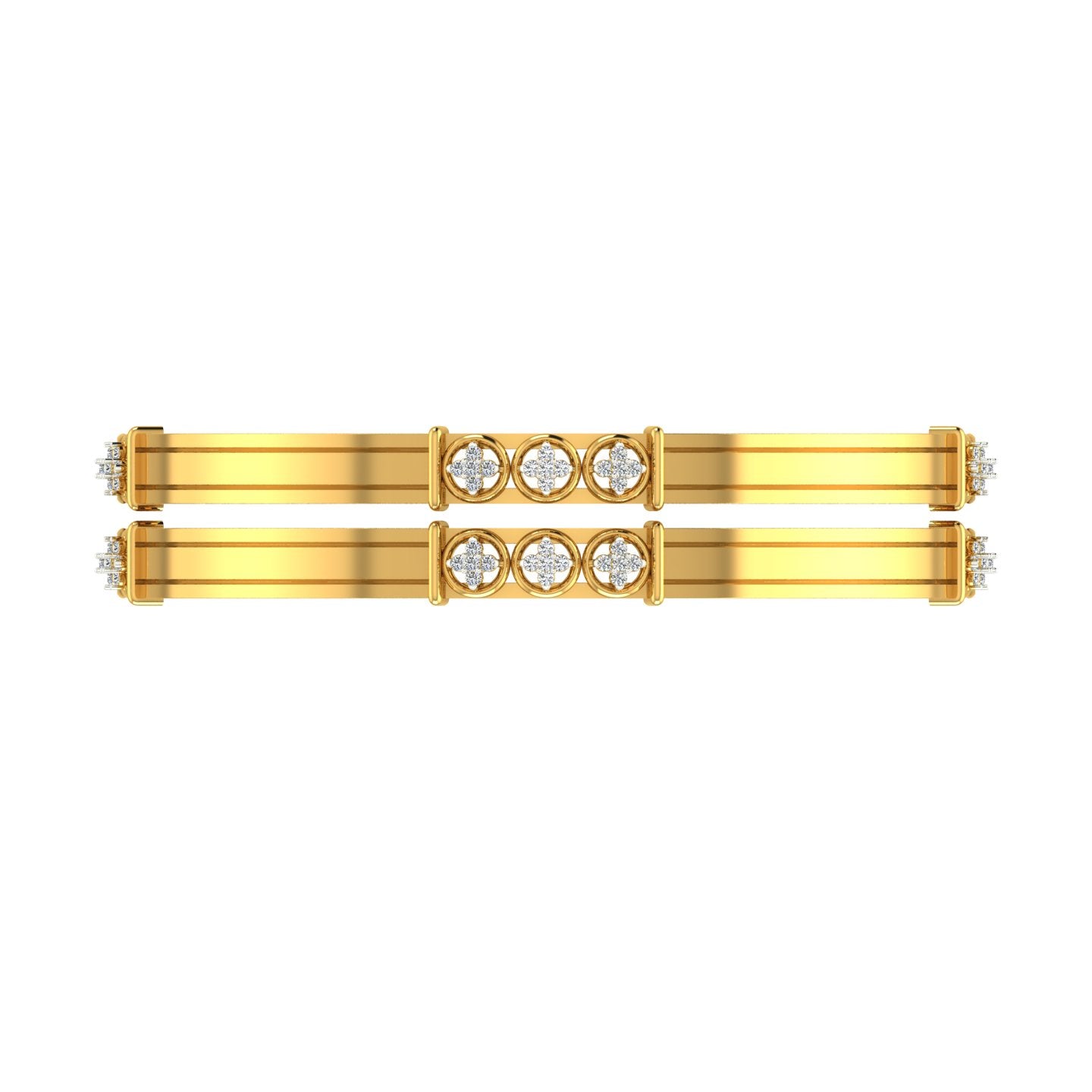 Royal Jharokha Diamond Mangalsutra Bracelet