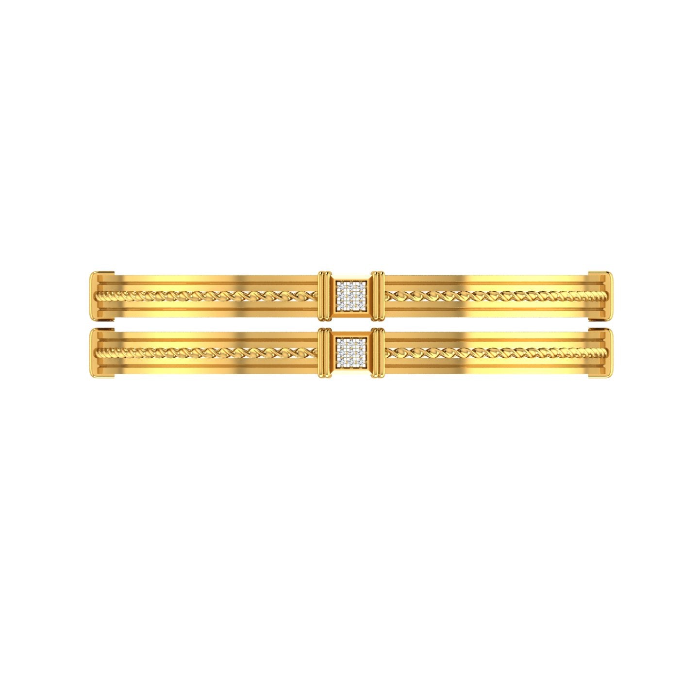 Modern Aura Diamond Mangalsutra Bracelet