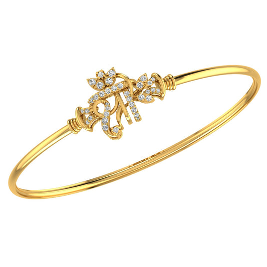 Infinity Oval Bangle Bracelet Noa