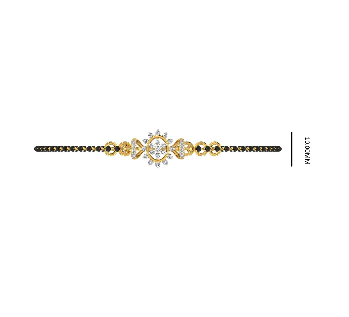 Black Beads Bracelet