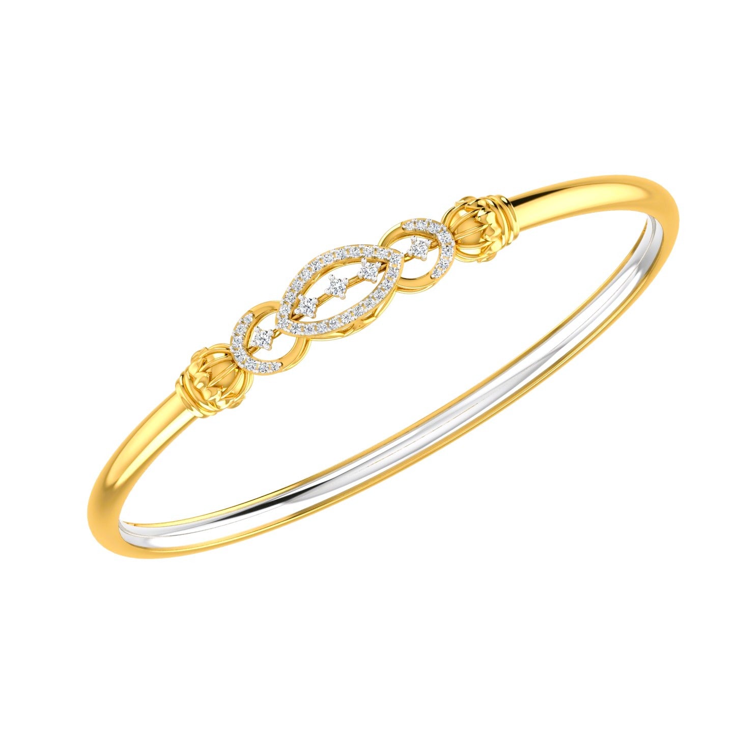 Infinity Leaf Diamond Kada