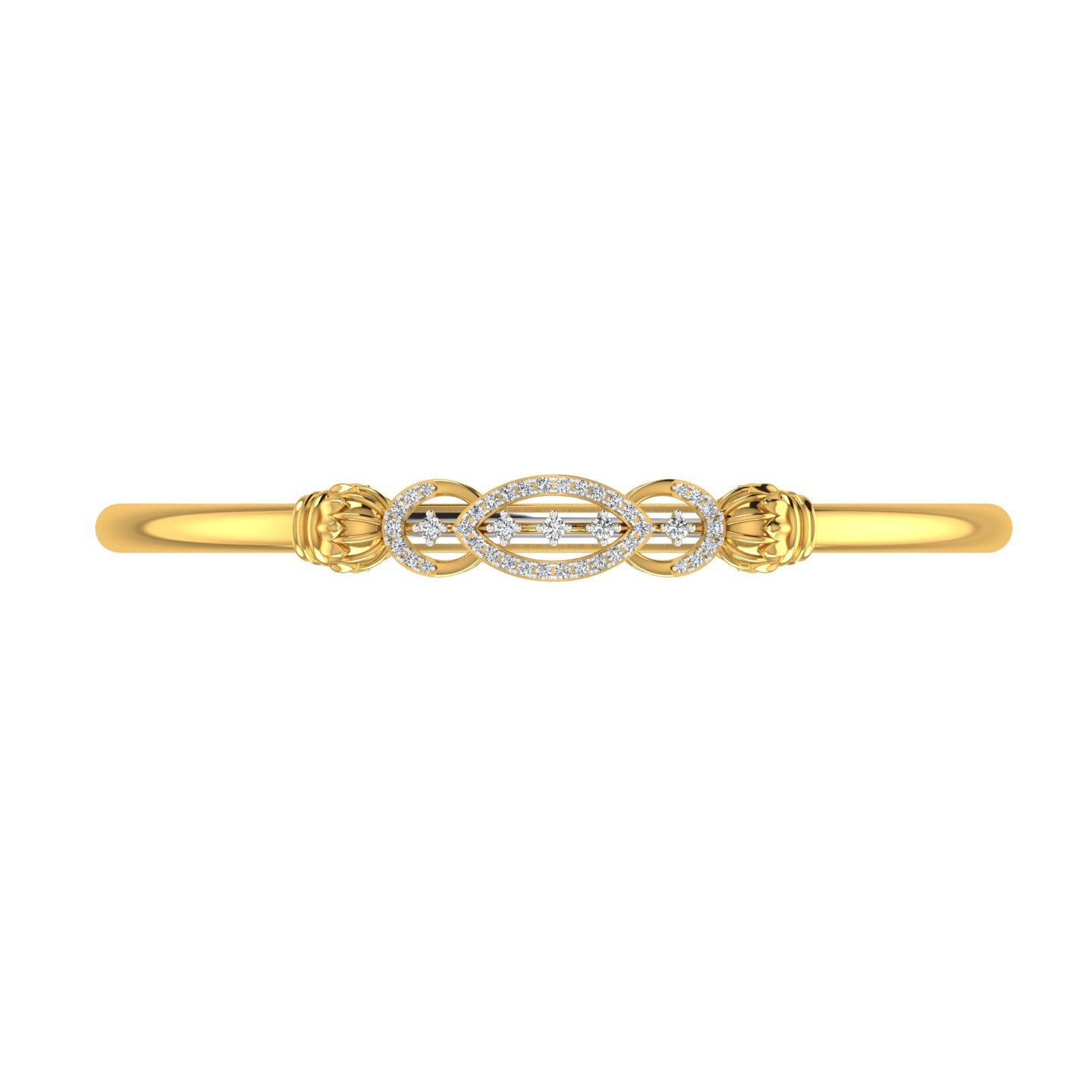Infinity Leaf Diamond Kada