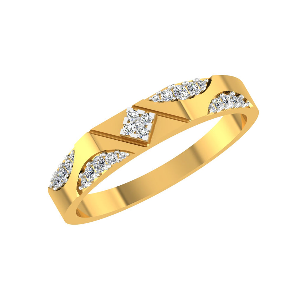 Celestial Curve Diamond Band