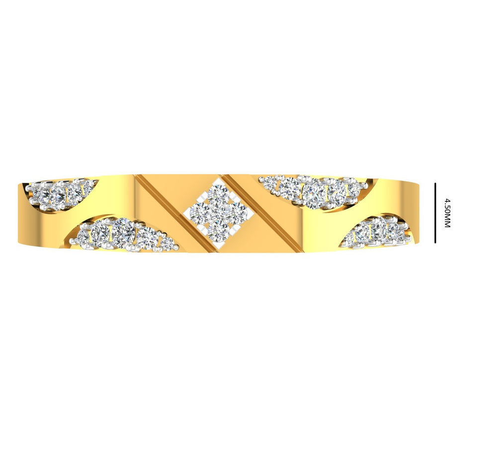 Celestial Curve Diamond Band