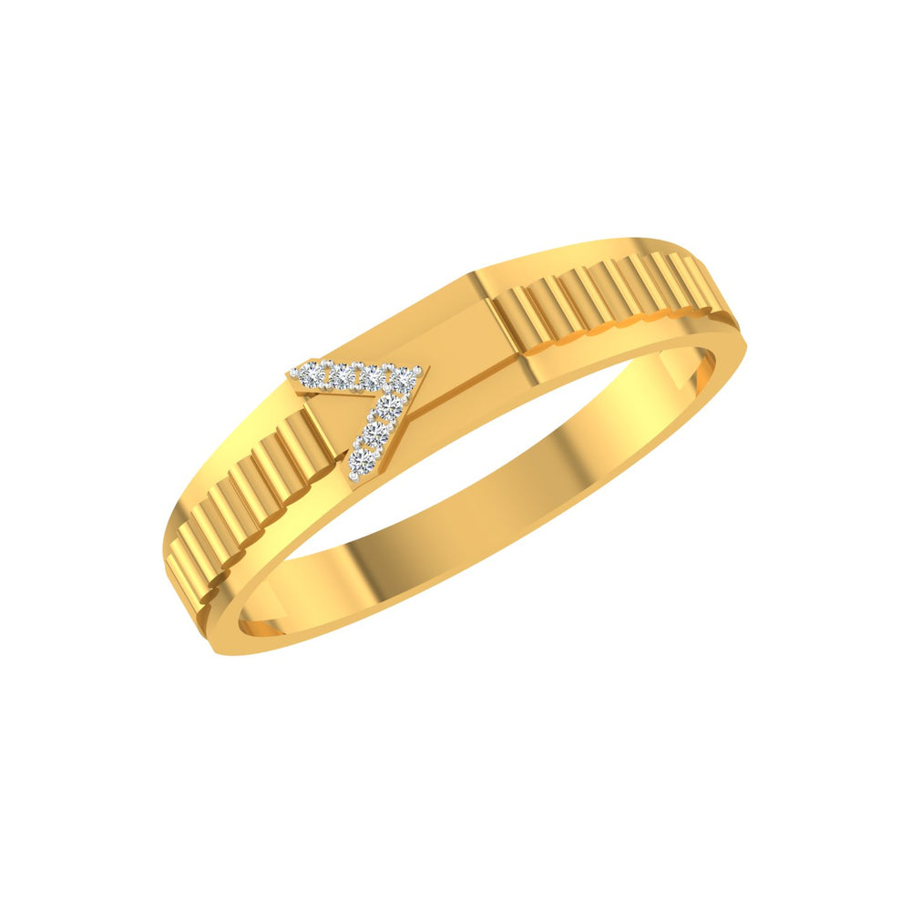 Vanguard V Diamond Ring