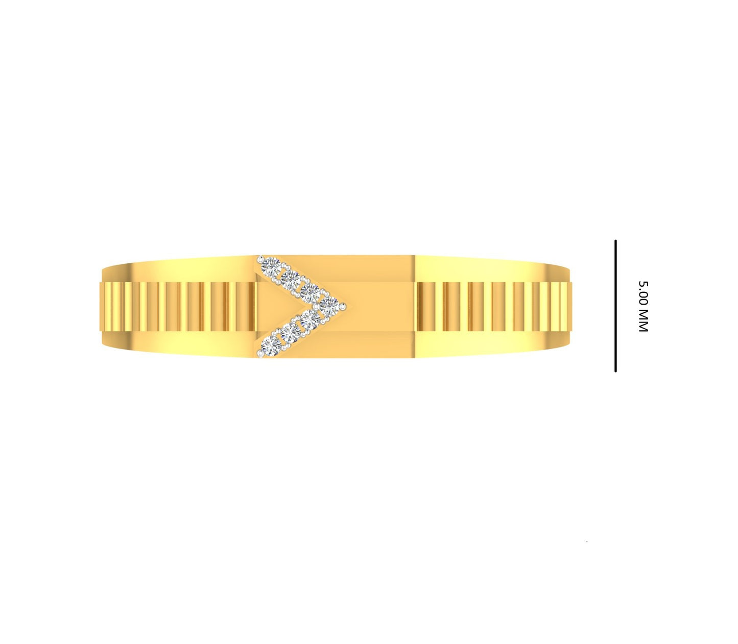 Vanguard V Diamond Ring