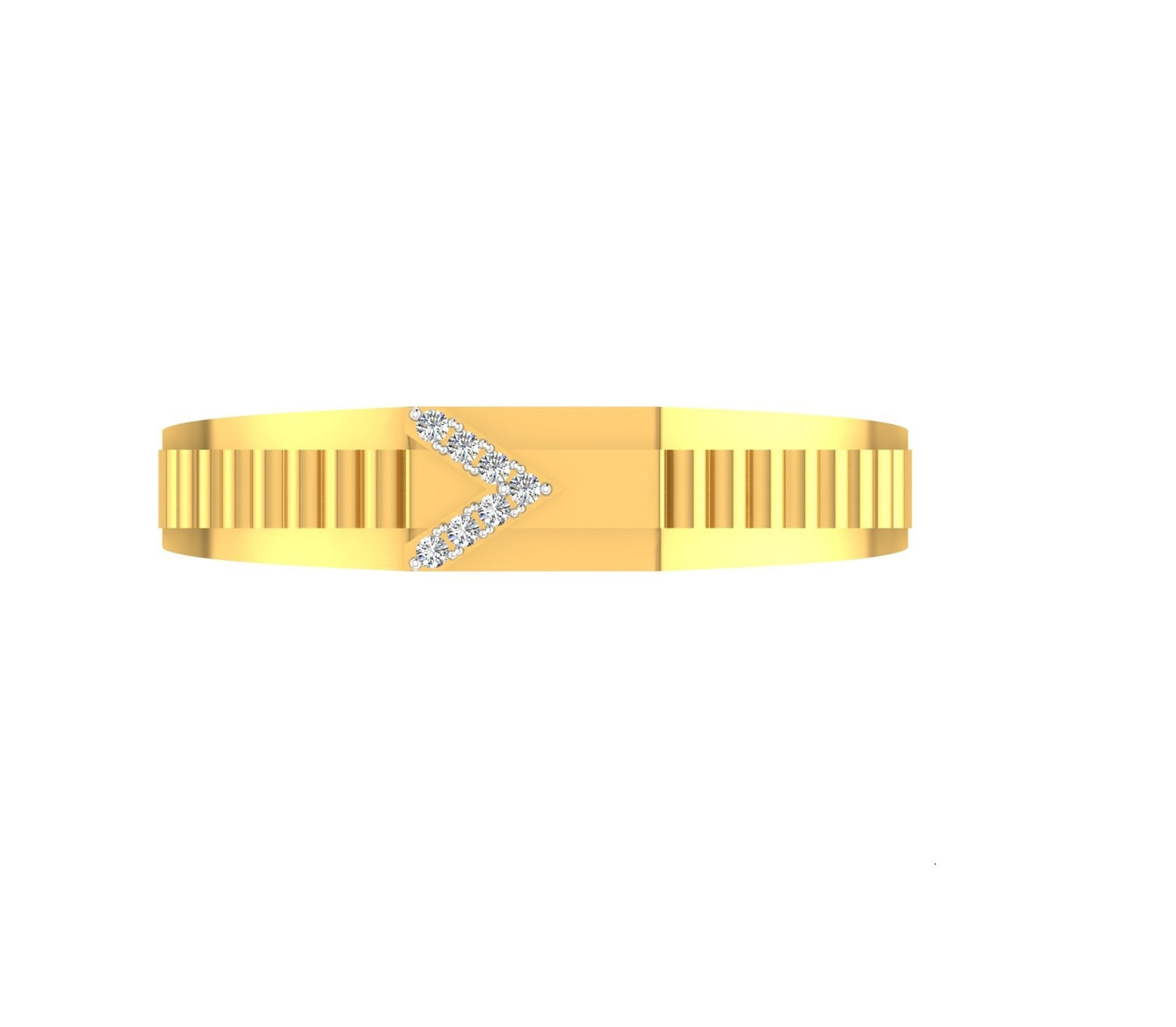 Vanguard V Diamond Ring