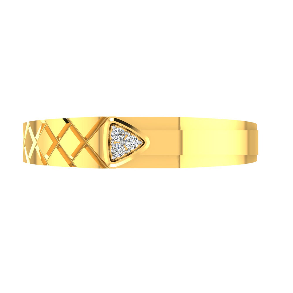 Trinity Shield Diamond Ring