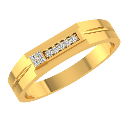 Linear Bloom Diamond Ring
