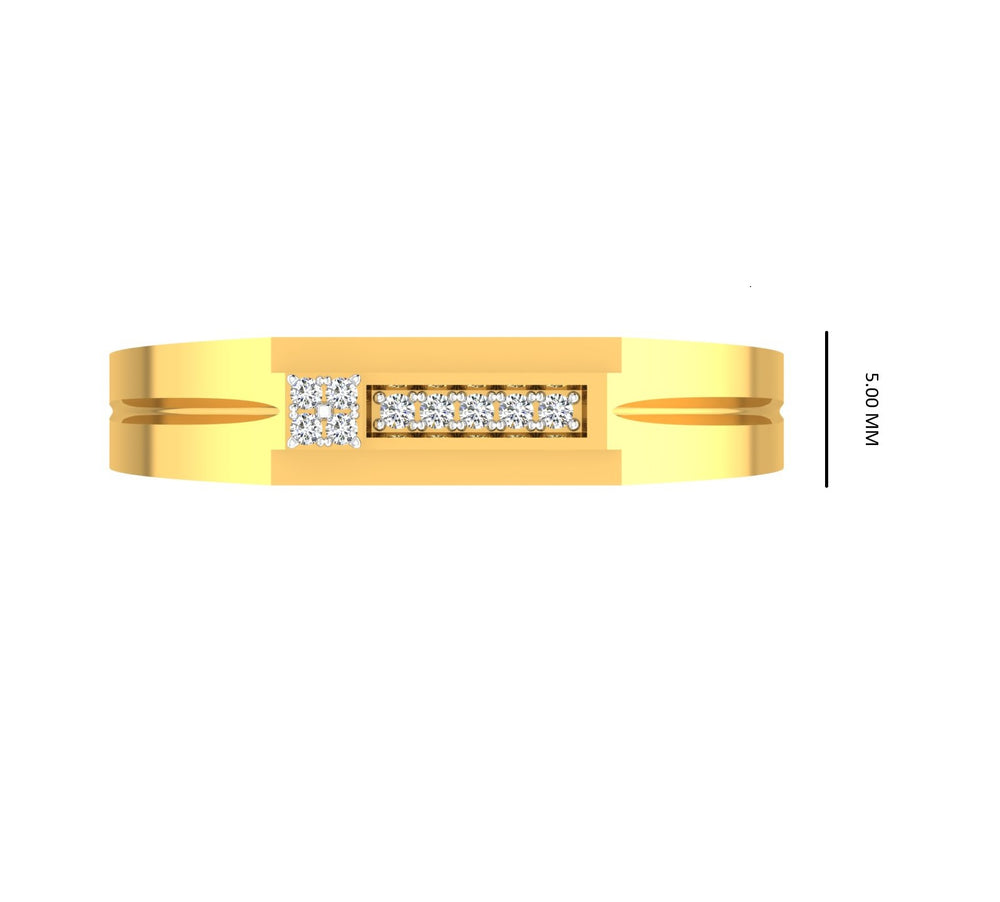Linear Bloom Diamond Ring