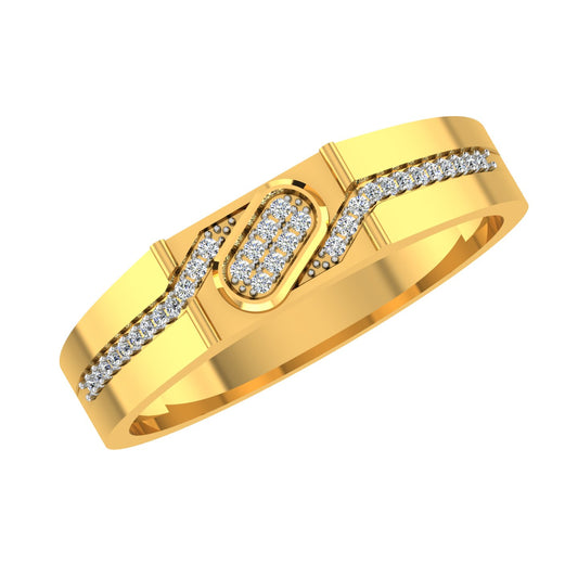 Infinity Wave Diamond Band