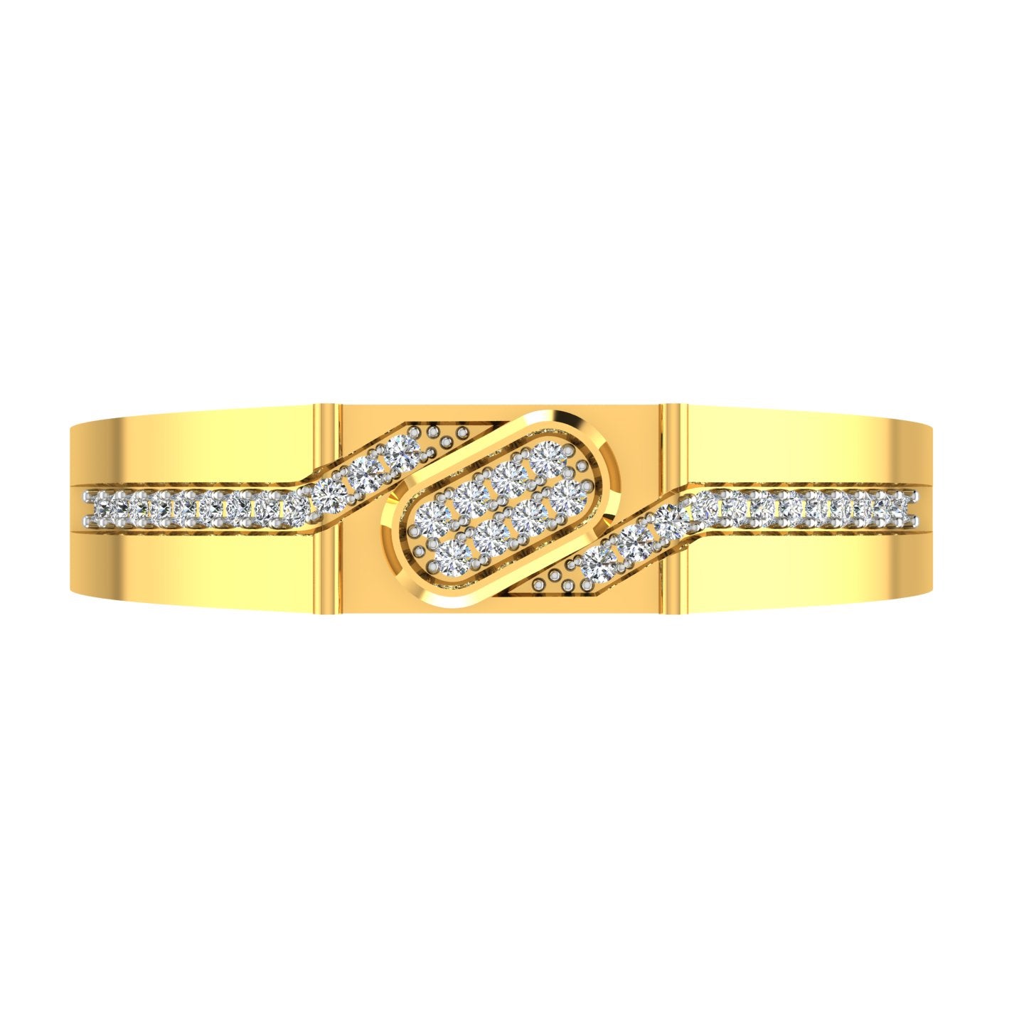 Infinity Wave Diamond Band