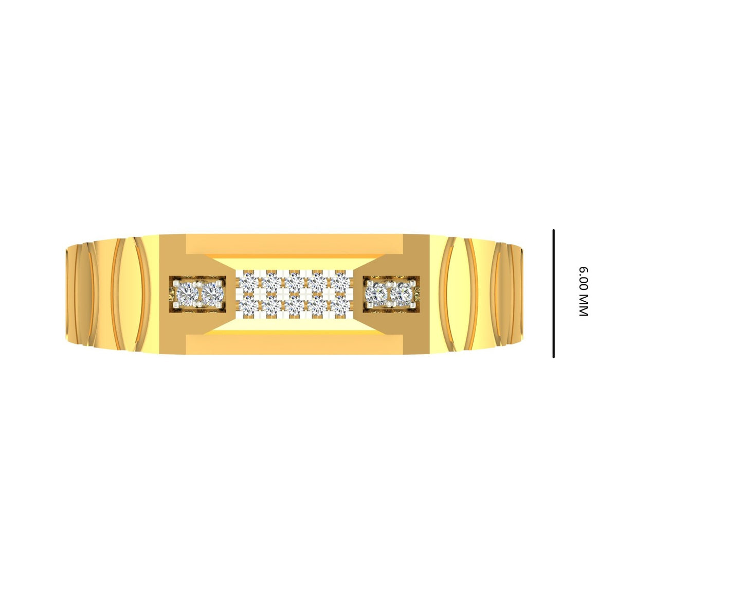 Royal Quad Diamond Band