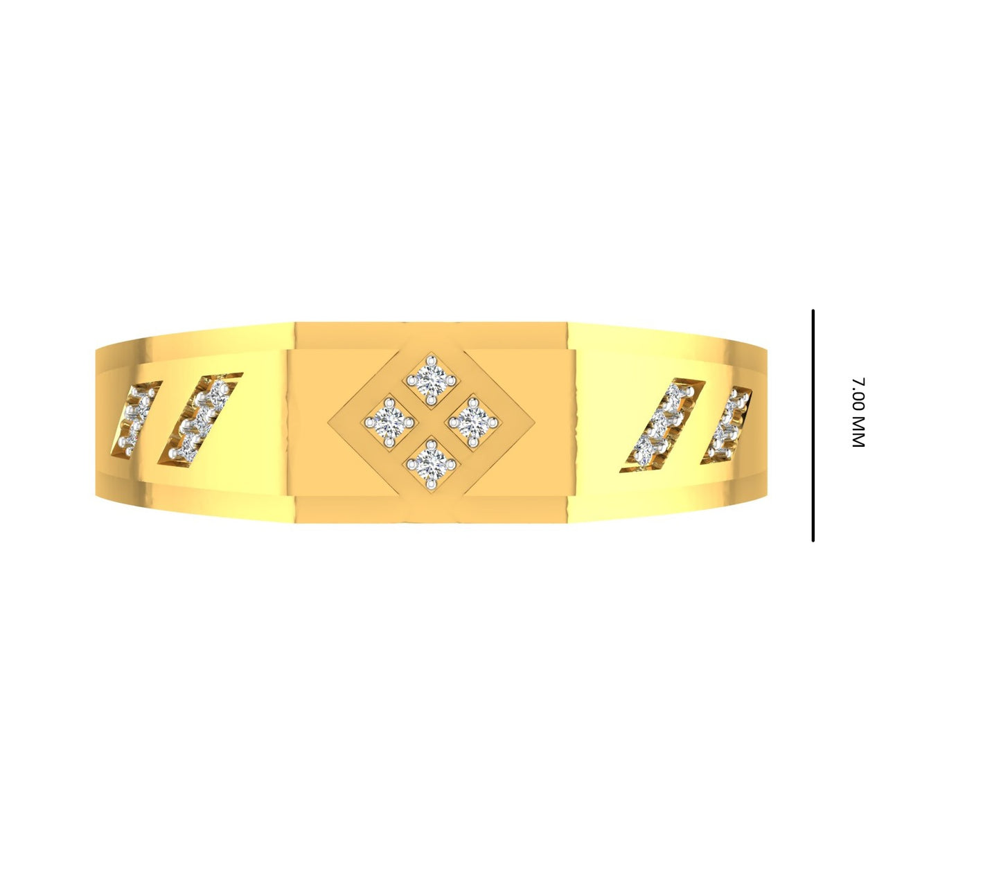 Royal Quad Diamond Band