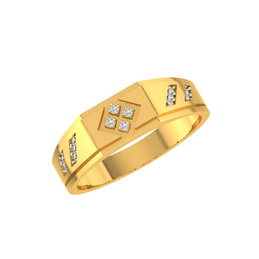 Royal Quad Diamond Band