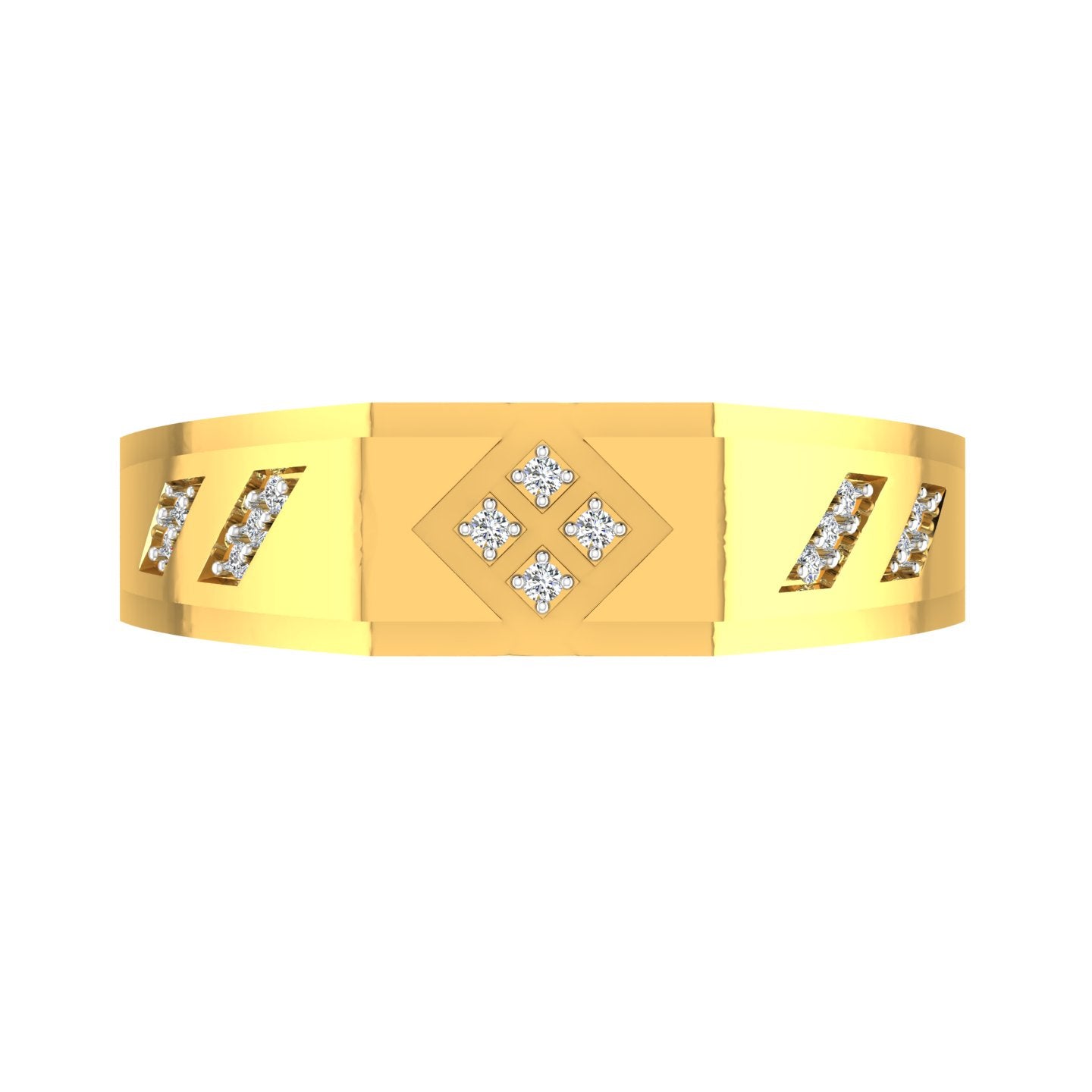 Royal Quad Diamond Band