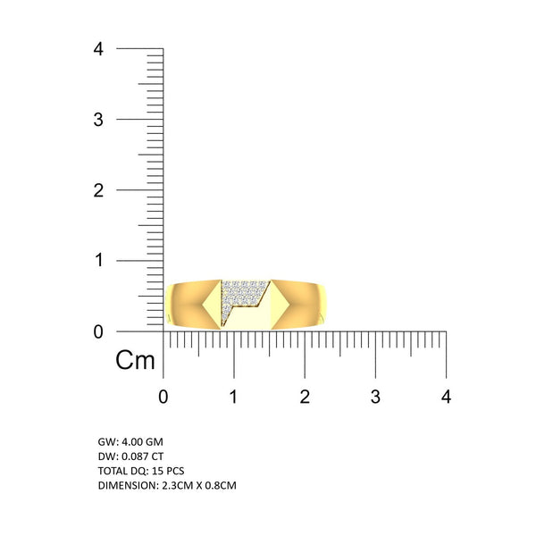 Prism Cut Diamond Band hover image
