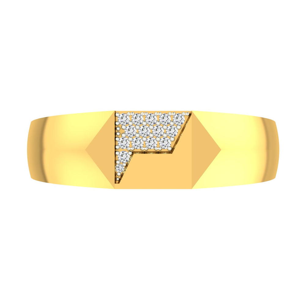 Prism Cut Diamond Band