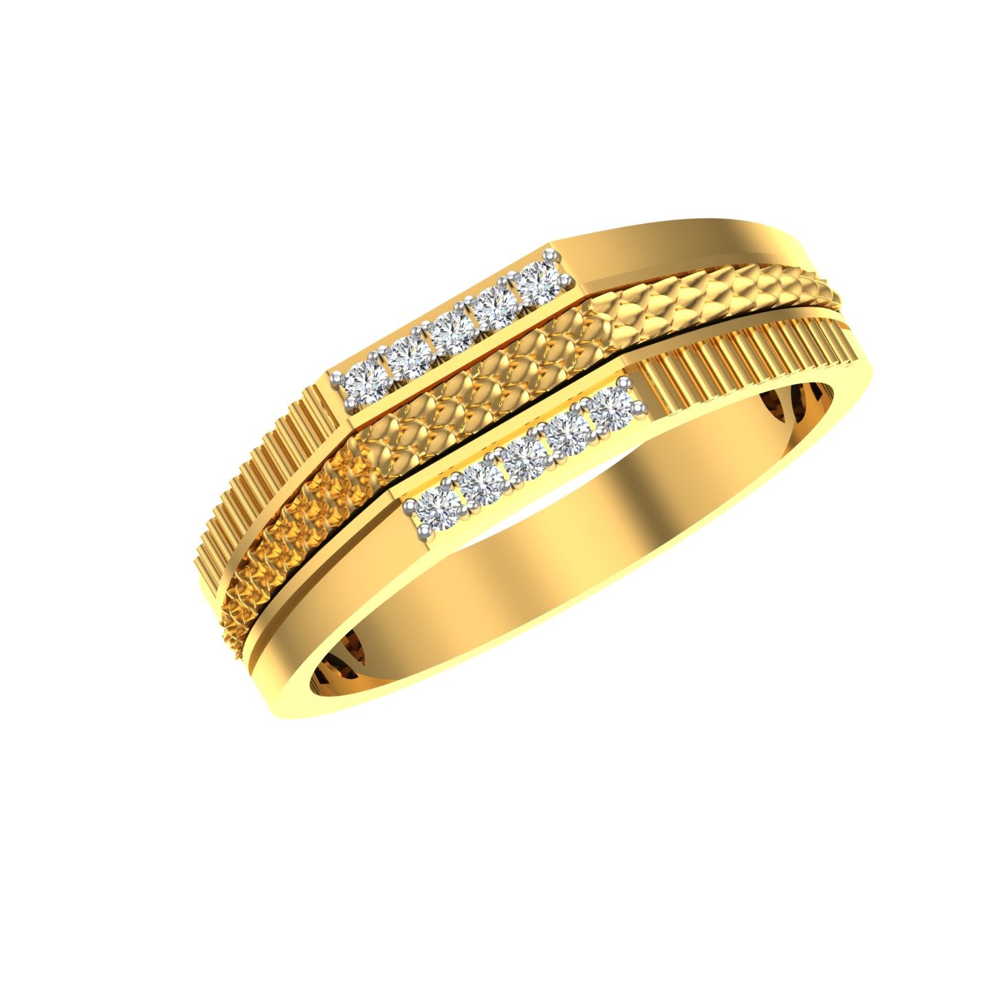 Royal Weave Diamond Band