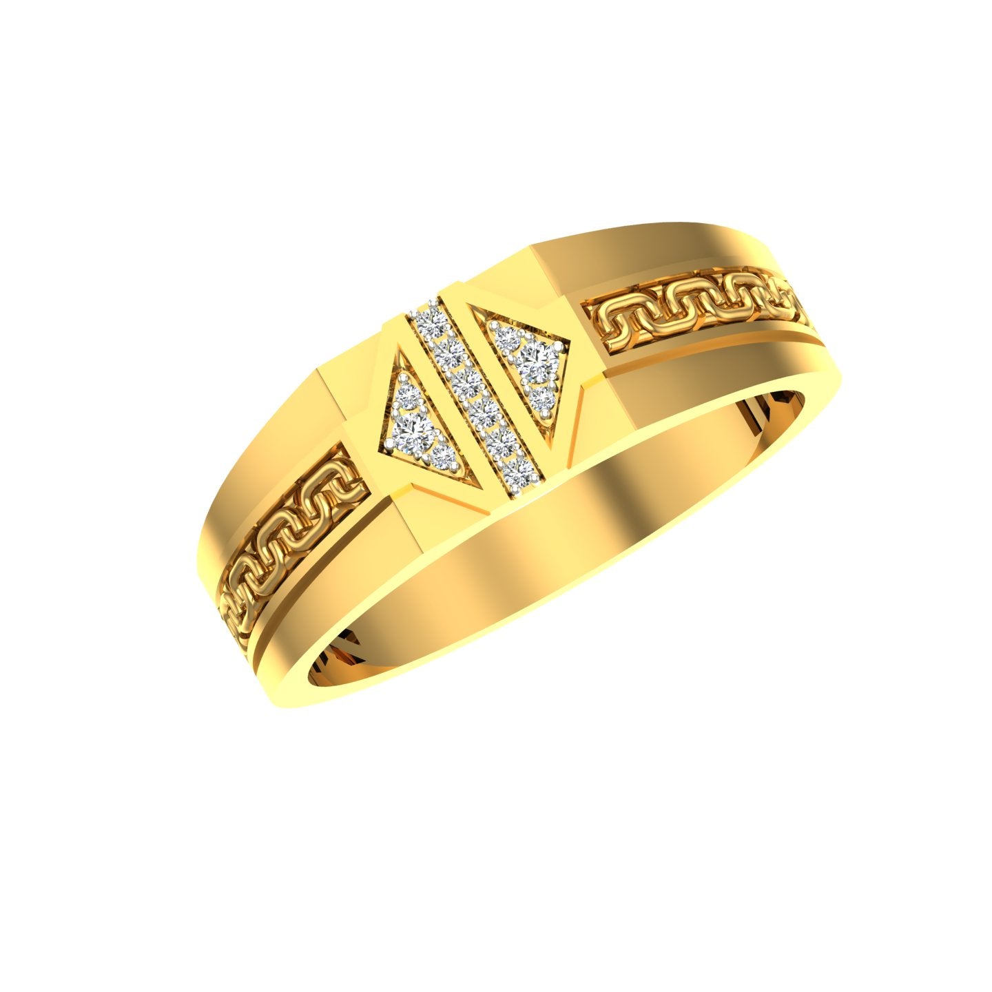 Infinity Link Diamond Band