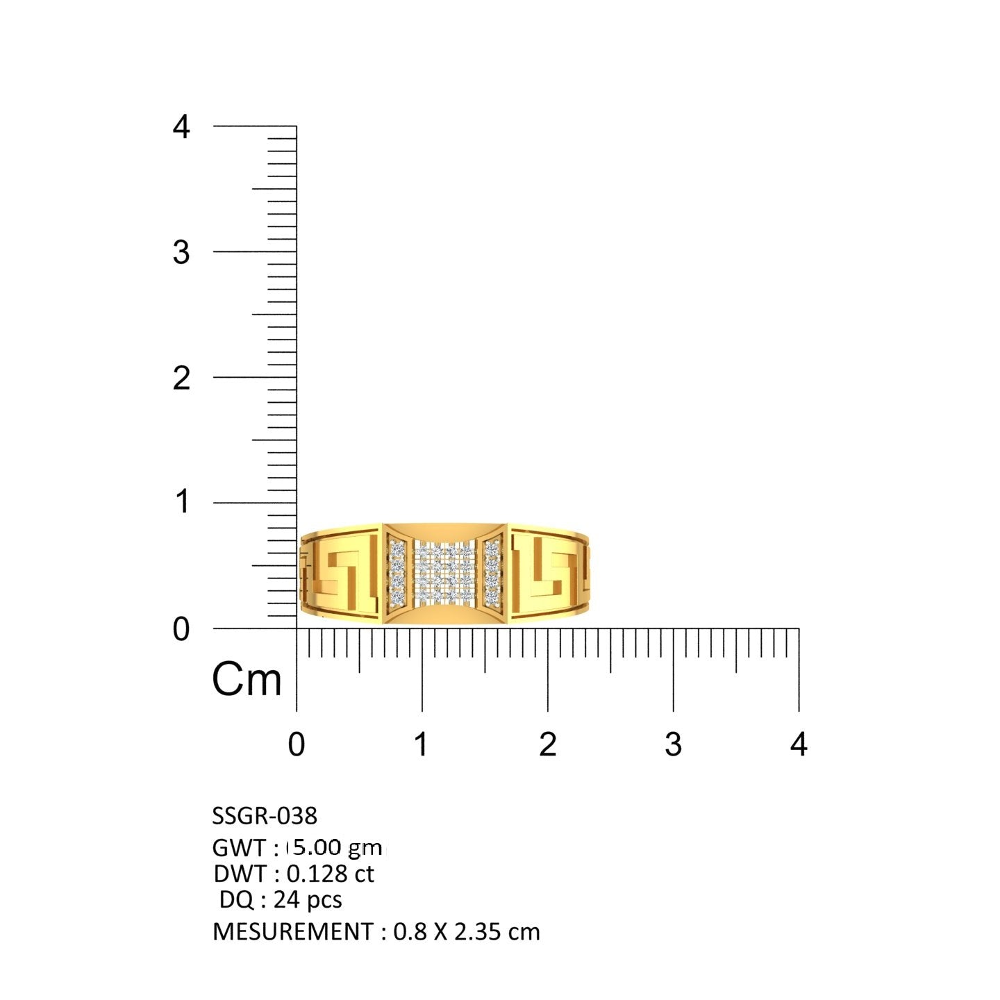 Sovereign Signature Diamond Ring