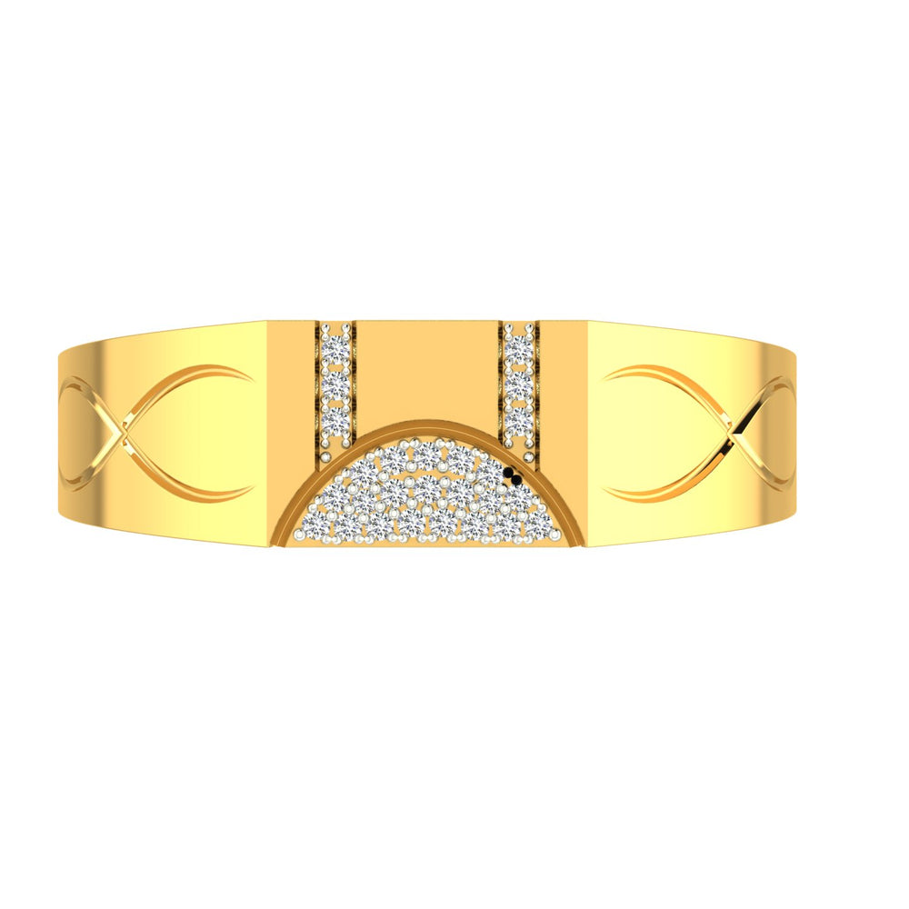 Crescent Royale Diamond Ring