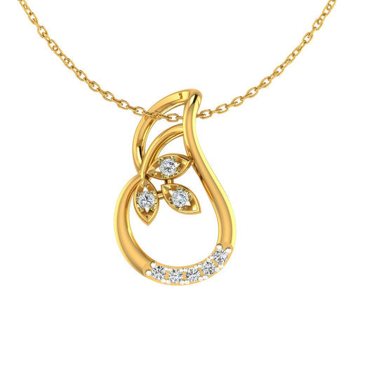Golden Dewdrop Pendant