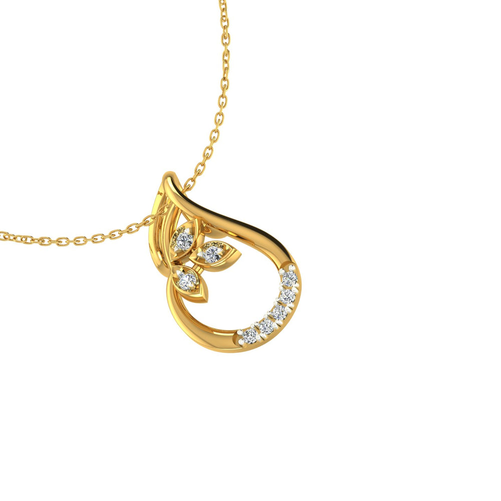 Golden Dewdrop Pendant