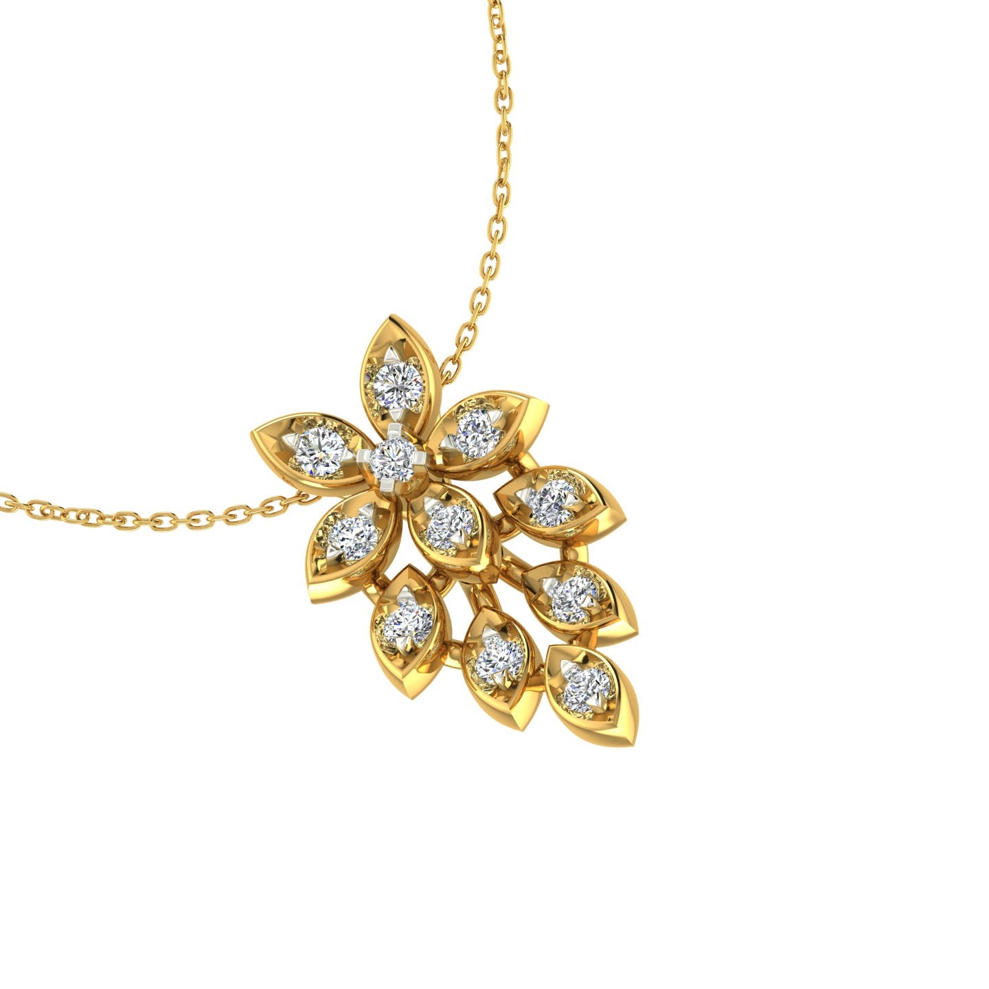 Floral Cascade Pendant
