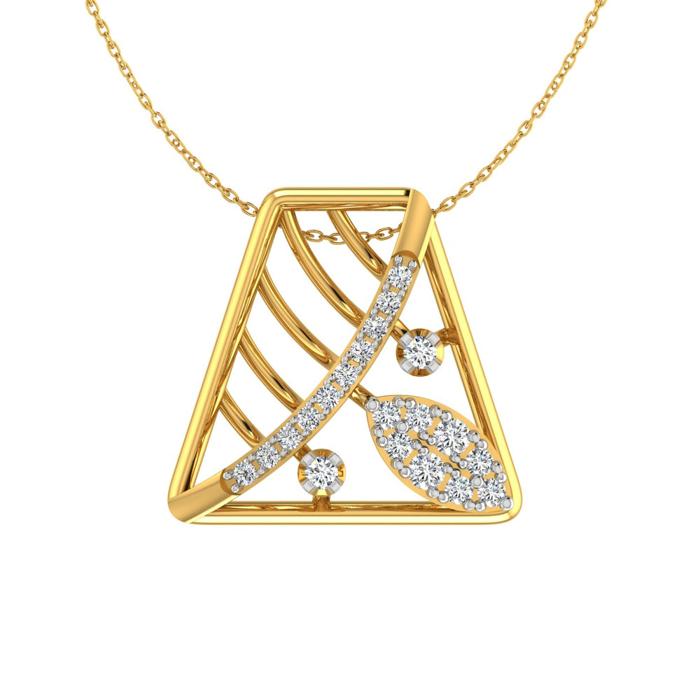 Diamond Leaf Pavilion Pendant