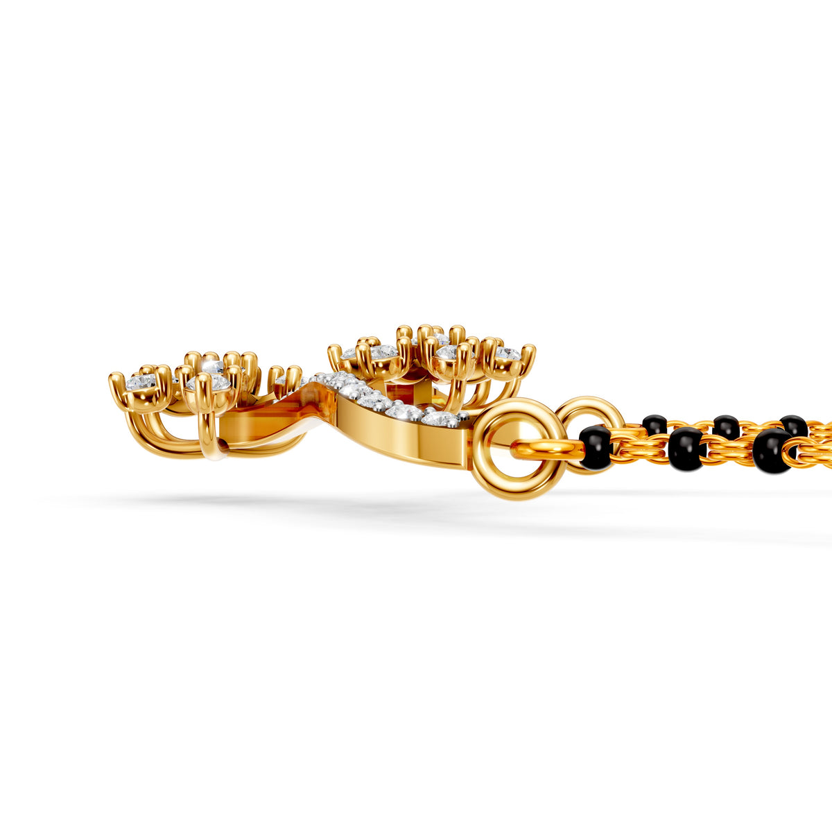 Blossom Cascade Diamond Mangalsutra