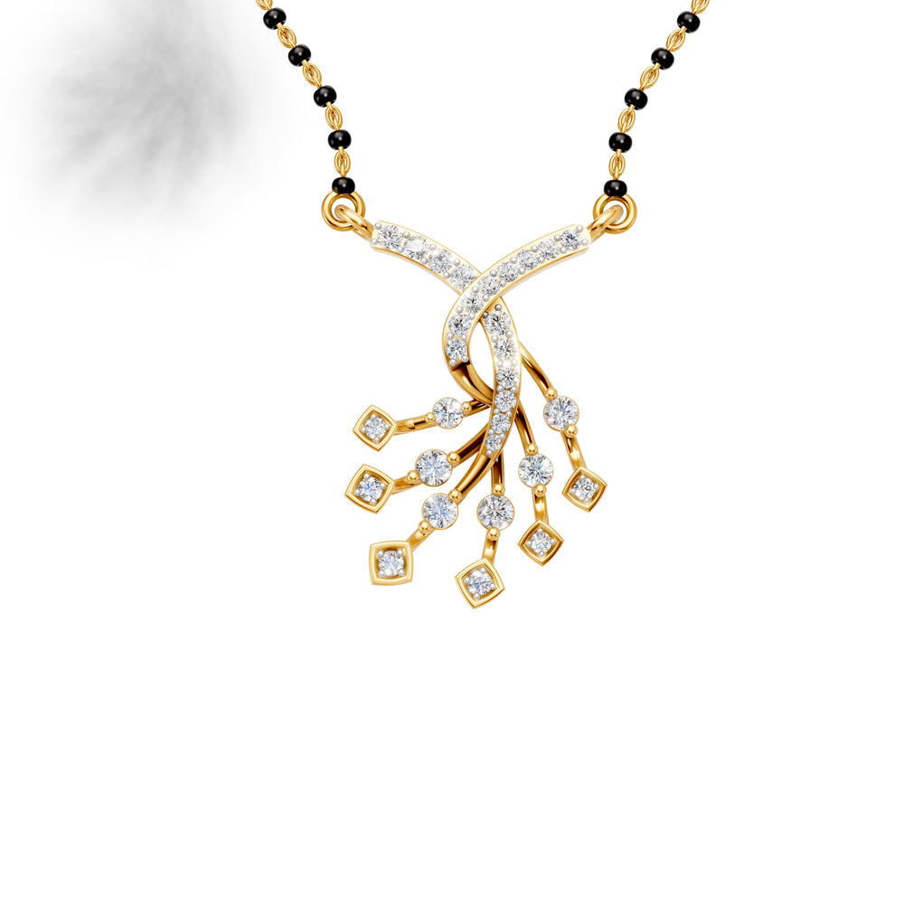 Royal Cascade Diamond Mangalsutra