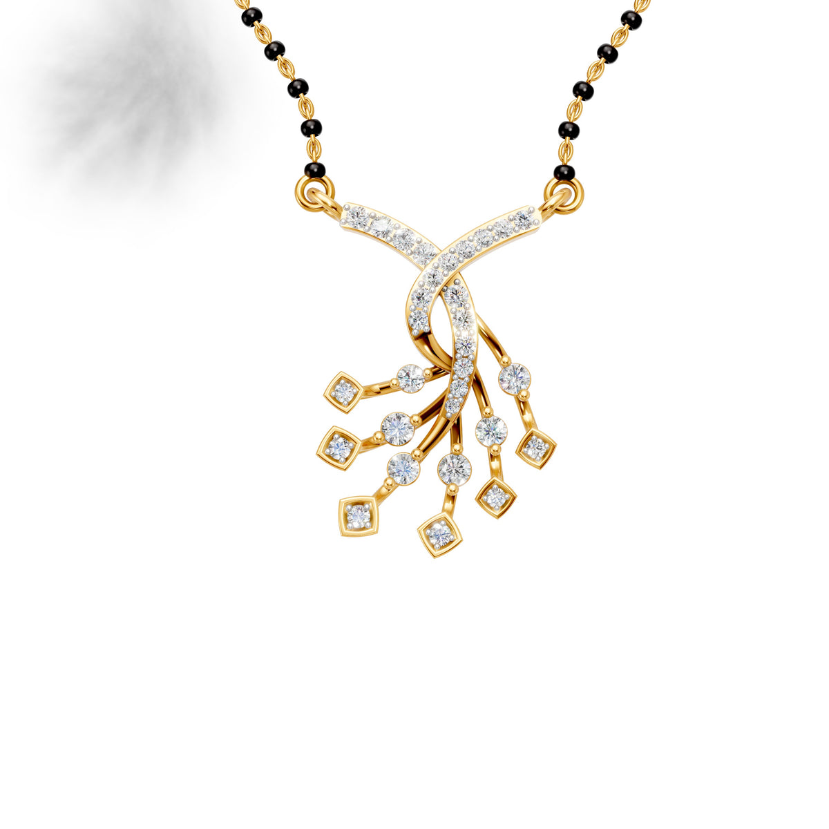 Royal Cascade Diamond Mangalsutra