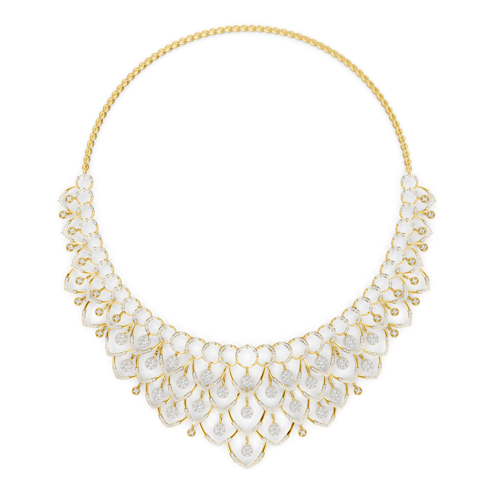 Celestial Cascade Diamond Necklace